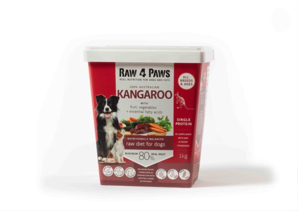 Raw4Paws Kangaroo 1kg Container