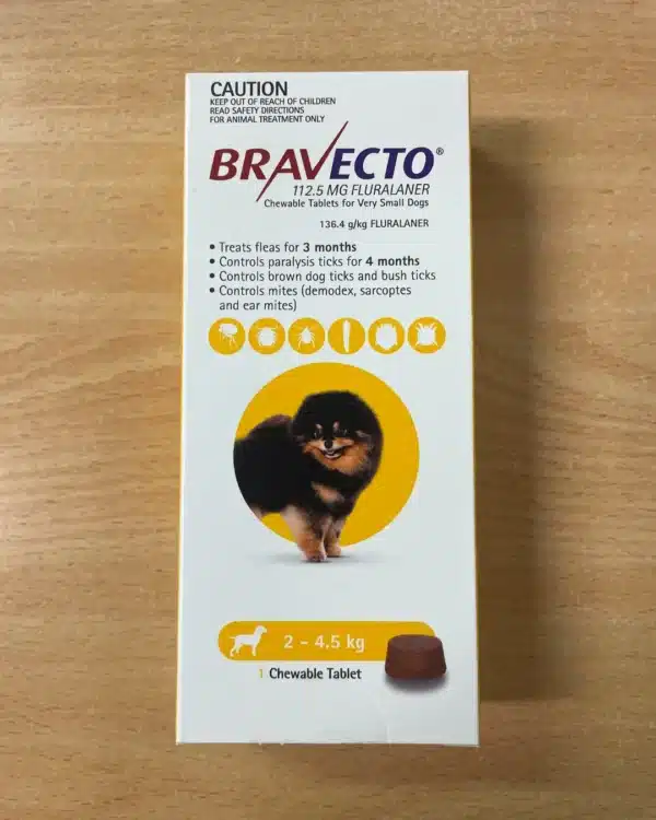 Tonis Pet Station Very Small Bravecto 2-4.5kg 3 Month Chew