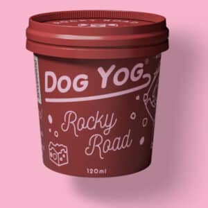dog yog rocky road dog icecream