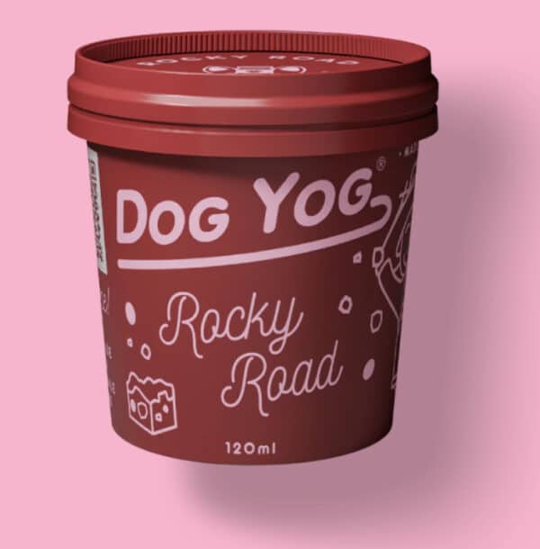 dog yog rocky road dog icecream