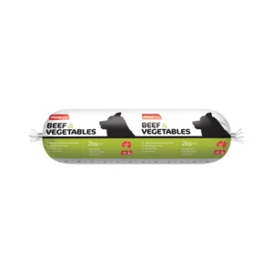 prime 100 beef and vegetable 2kg premium roll