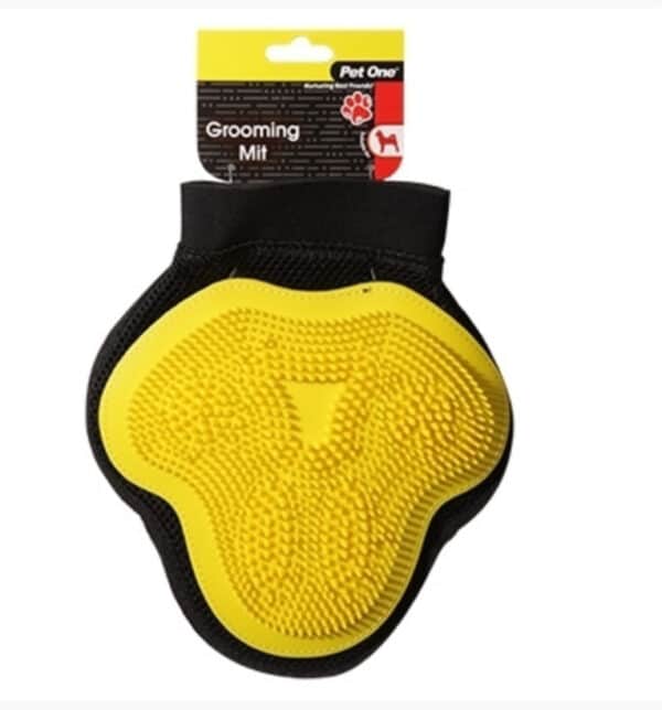 pet one grooming mit for dogs and cats