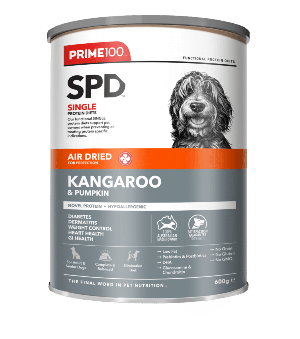 prime100 air dried kangaroo and pumpkin 600g