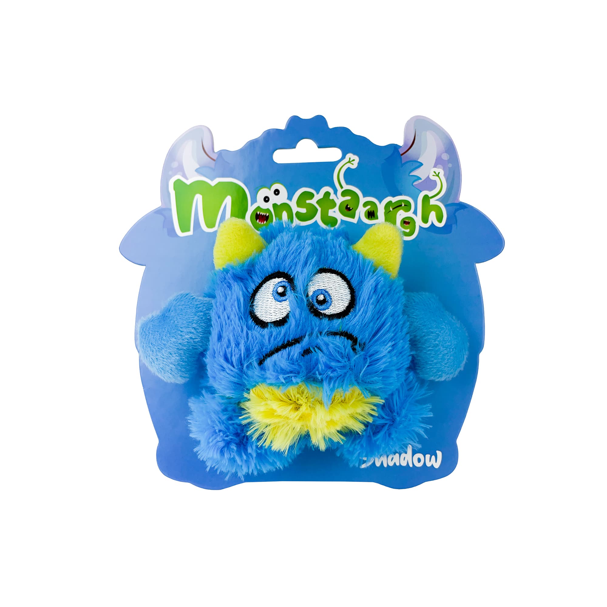 Tonis Pet Station Monstaaargh Blue Shadow Squeaker Dog Toy 2