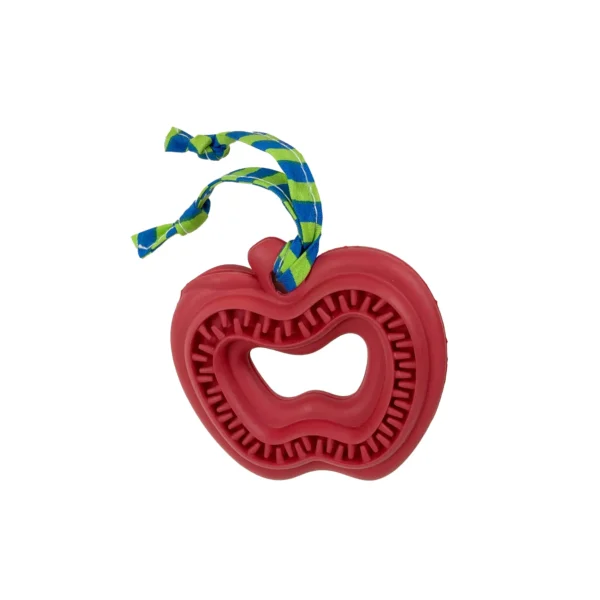 Tonis Pet Station Ruff Play Rubber Dental Apple Dog Toy 1