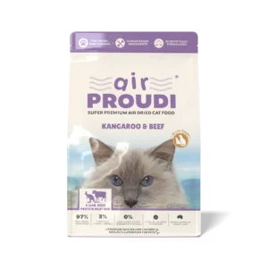 air proudi cat kangaroo and beef 400g bag of air dried snacks kangaroo and beef flavour