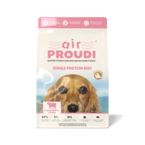 air proudi dog beef 400g package tonis pet station