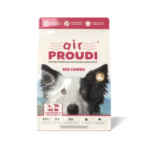 air proudi dog red combo 400g packaging tonis pet station
